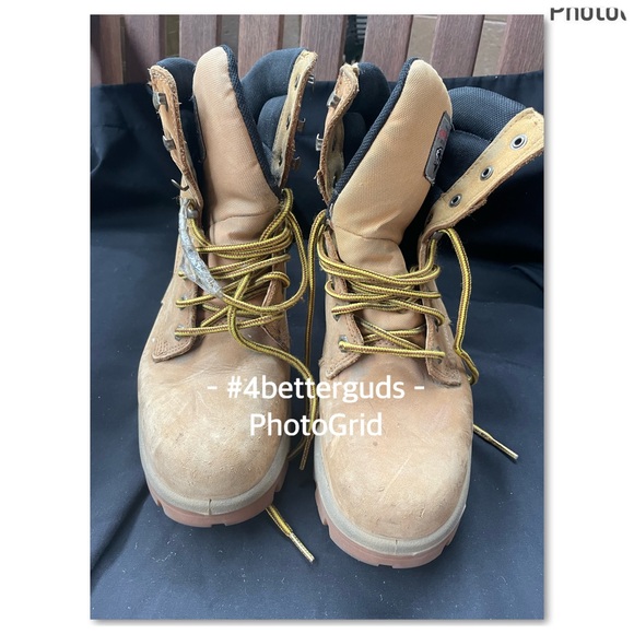 Herman Survivors Steel Toe Slip Resistant Boots Men Wide 7.5W EU 40W - Picture 12 of 16